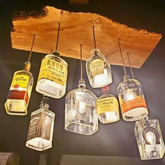 different decorated glass whiskey bottle wholesale