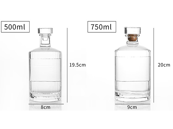 whiskey bottle sizes
