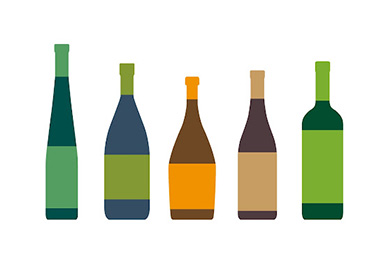 different types of wine bottle shapes