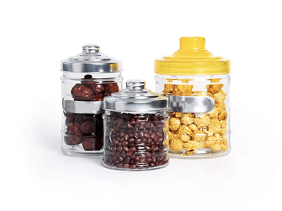 glass jar with lid