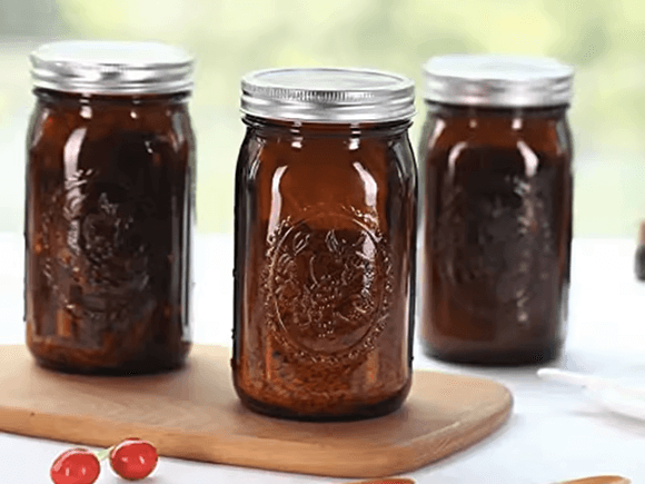 glass pickle jar