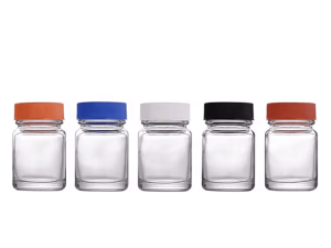glass pill bottles