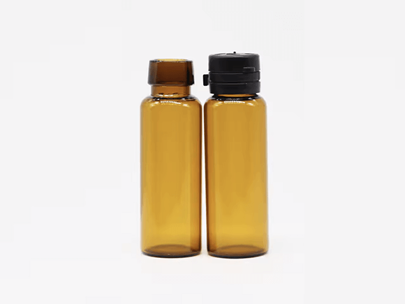 Glass Medicine Bottles with Plastic Cap 10ml Glass Vial
