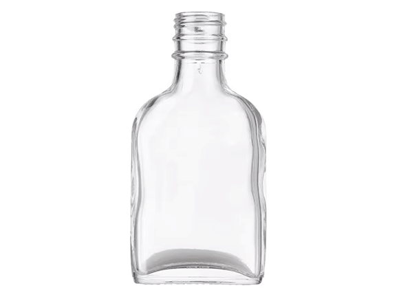 100ml Clear Glass Liquor Bottles Oblong Straight Wholesale