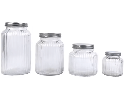 glass jar with lid