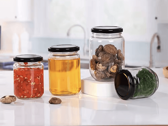 glass food jar