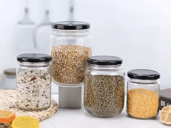 glass food jar