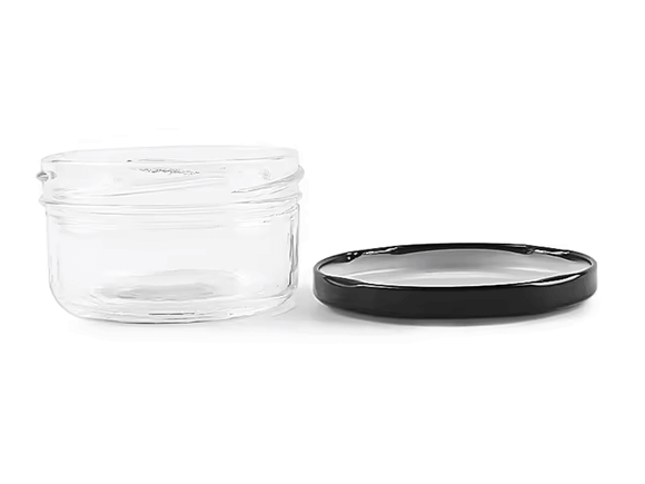 Wholesale Wide Mouth Glass Jar with Metal Lid