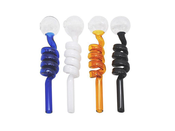 Colored Oil Burner Pipes Glass Water Pipe Bubbler
