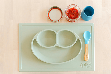 glass baby food jars