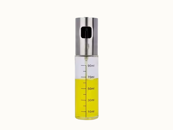 Olive Oil Glass Bottle Dispenser With Scale
