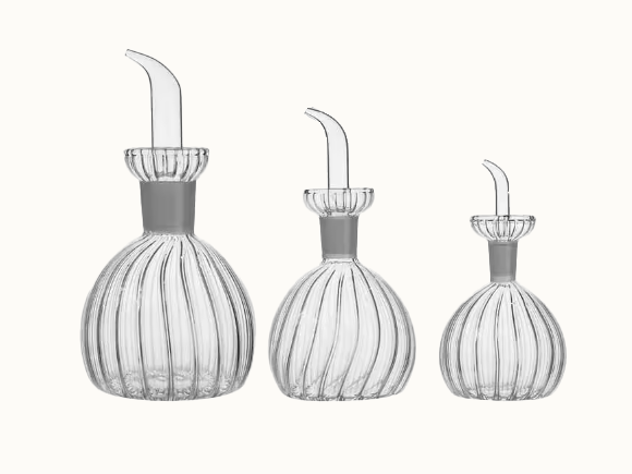 120ml,200ml,400ml Round Glass Olive Oil Bottles Dispenser