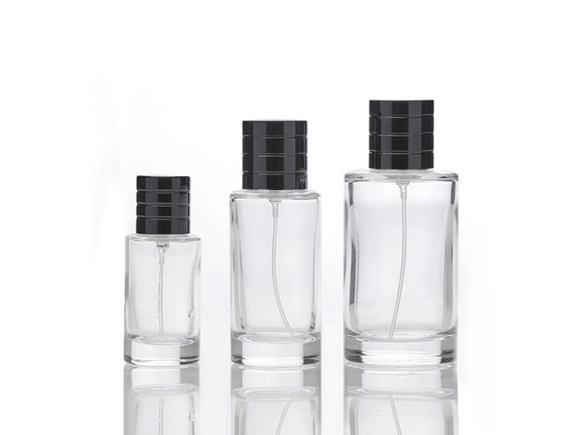 round glass perfume bottles for fragrance