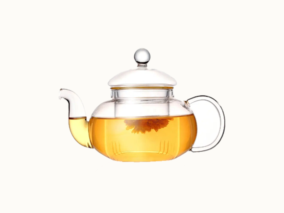 Removable Infuser Stovetop Glass Teapot Manufacturer