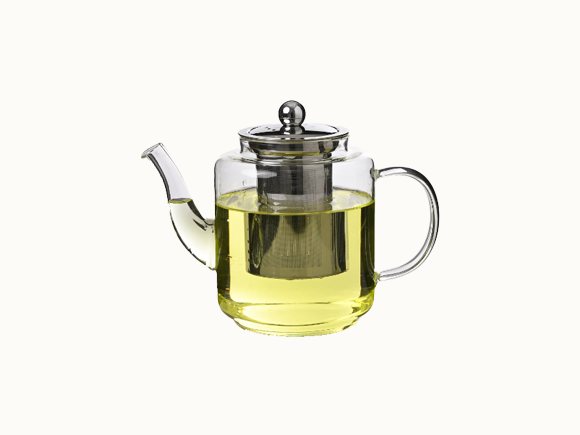 1200ml Borosilicate Fancy Glass Tea Pot
